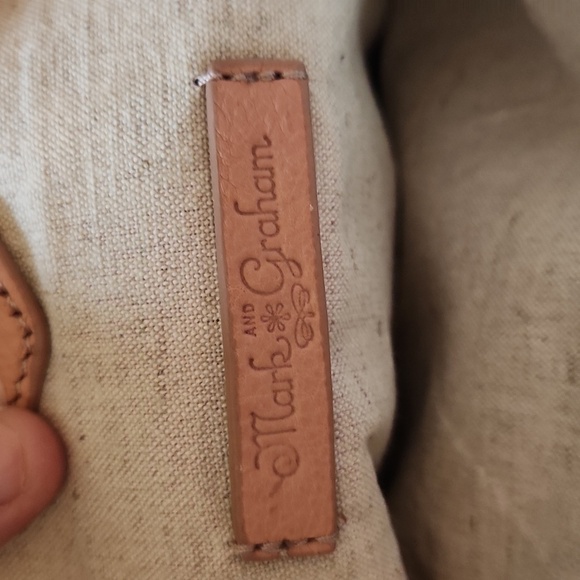 Mark and Graham coral leather tote - Picture 5 of 16